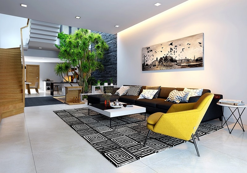 Mau Thiet Ke Nha Vuong 8x8m 2