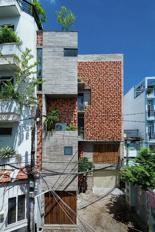 Mẫu nhà phố 5 tầng