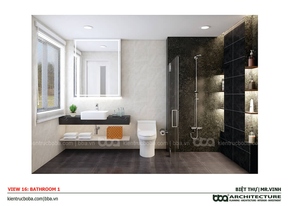 Biệt thự tân cổ điển 3 tầng 1 tum