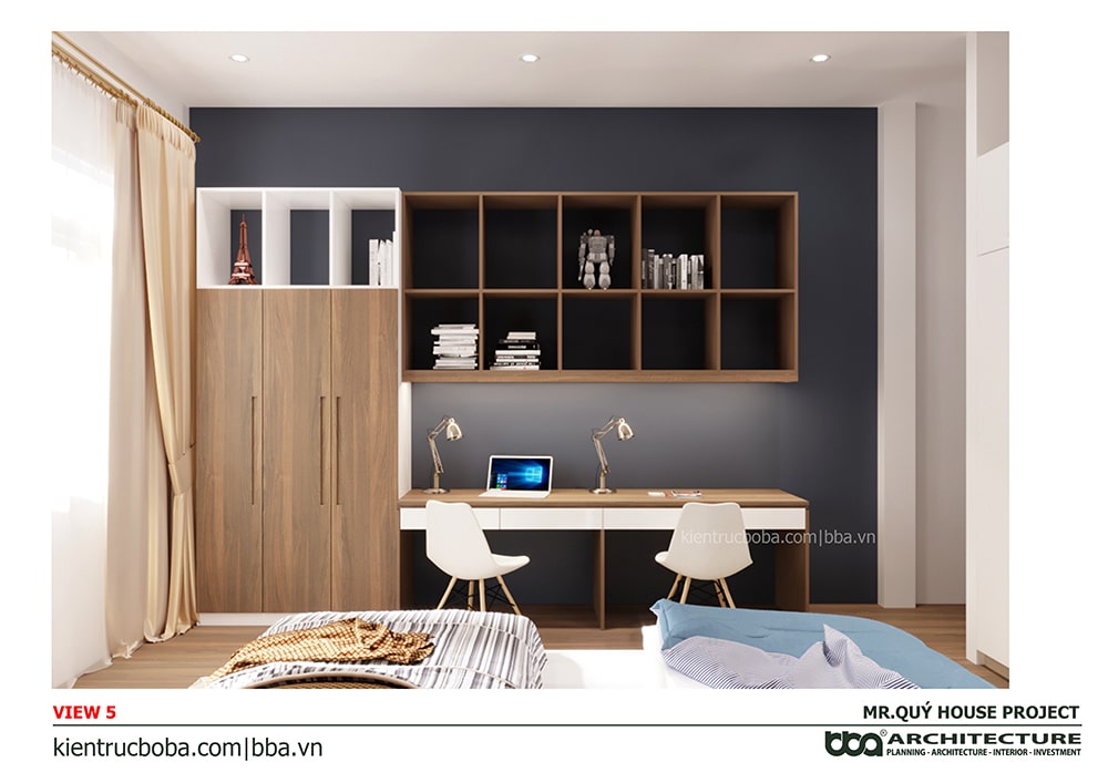 Mẫu nhà ống đẹp 3 tầng 4m