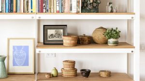 Mẫu kệ trang trí phòng khách đẹp