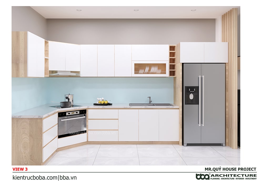 Mẫu nhà ống 3 tầng sân thượng 4x15