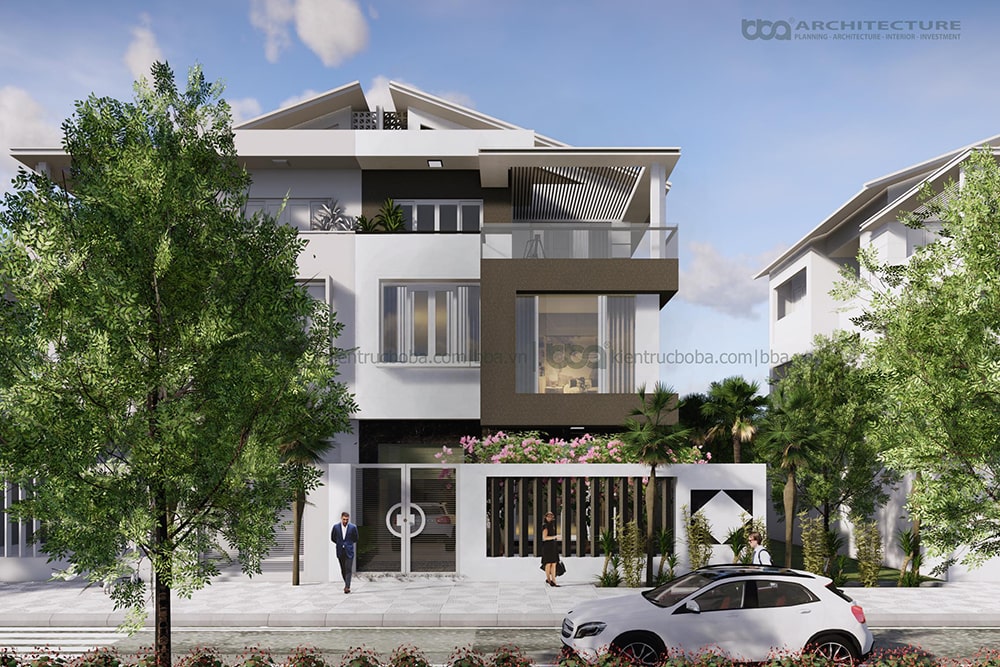 Mẫu thiết kế biệt thự 3 tầng đẹp