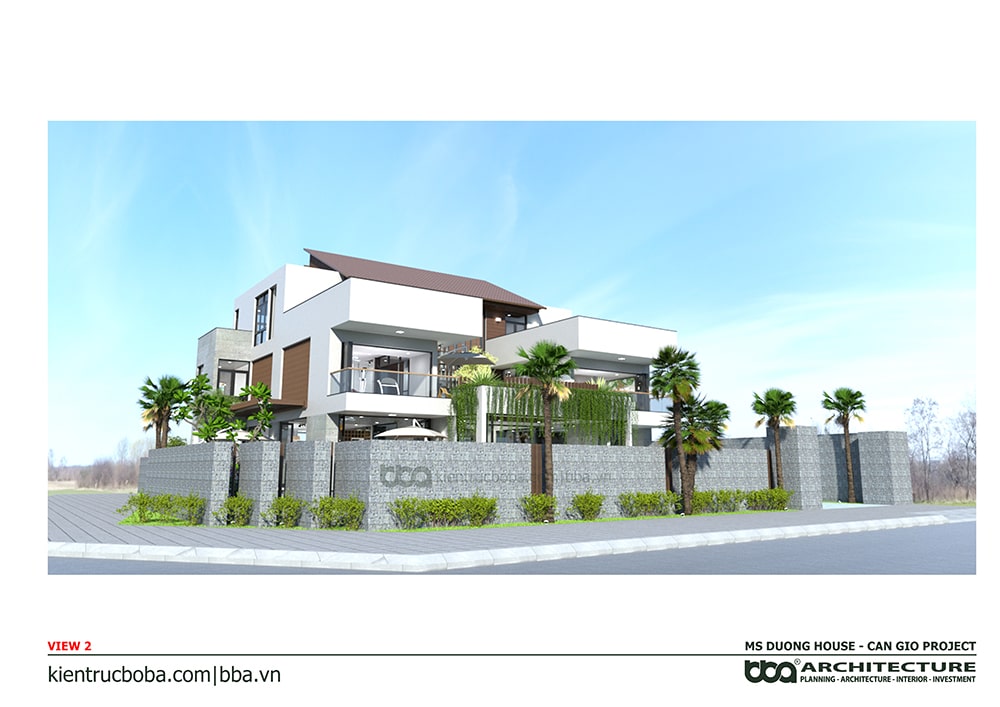 Mẫu thiết kế biệt thự 3 tầng đẹp