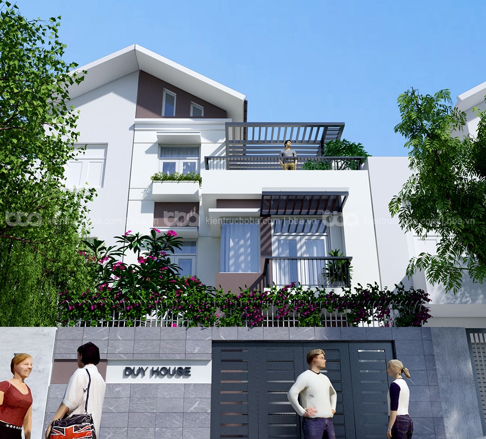 Mẫu thiết kế biệt thự 3 tầng đẹp