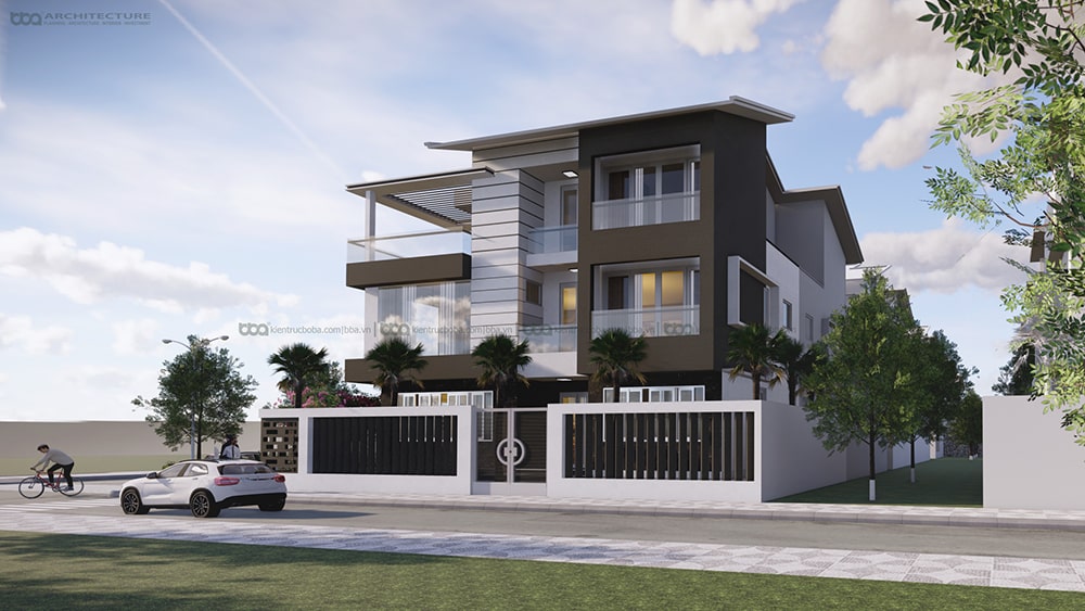 Mẫu thiết kế biệt thự 3 tầng đẹp